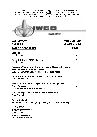 Table of Contents : Page
