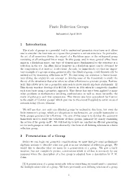 Finite Reflection Groups
