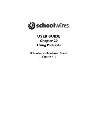 Instructions for Creating a Podcast Page