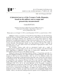 A Historical Survey of the Corunca Castle, Romania, Based on the Military Survey Maps and Present-Day Measurements