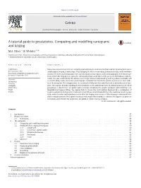 A Tutorial Guide to Geostatistics: Computing and Modelling Variograms and Kriging