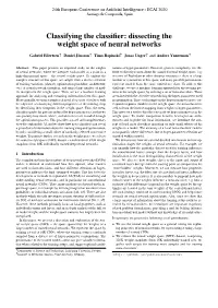 Dissecting the Weight Space of Neural Networks