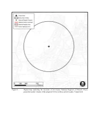 Figure 9. Digital Map Depicting the Locations of Previously