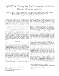 Pypanda: Taming the Pandamonium of Whole System Dynamic Analysis