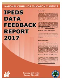 2017 IPEDS Data Feedback Report