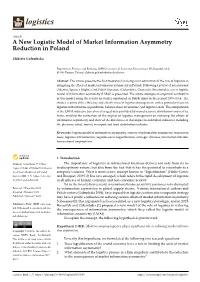 A New Logistic Model of Market Information Asymmetry Reduction in Poland