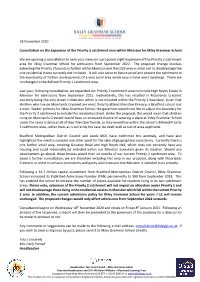 Admissions Consultation 2020