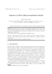 Advances in Three Hypercomputation Models