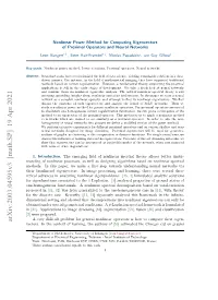 Arxiv:2003.04595V3 [Math.SP] 19 Apr 2021 Vectors