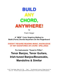 BUILD ANY CHORD, ANYWHERE! by Frank Geiger