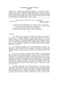 Government of Andhra Pradesh Abstract
