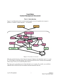 Food Webs Content Background Document Part 1. Introduction