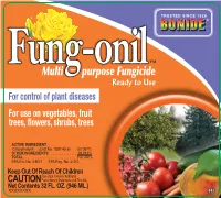 Multi Purpose Fungicide Ready to Use for Control of Plant Diseases for Use on Vegetables, Fruit Trees, Flowers, Shrubs, Trees