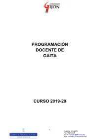 Programac Docen Curso 2019 Programación Docente De