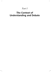 The Context of Understanding and Debate