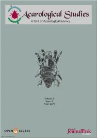 Volume: 1 Issue: 2 Year: 2019