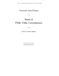 Board of Public Utility Commissioners