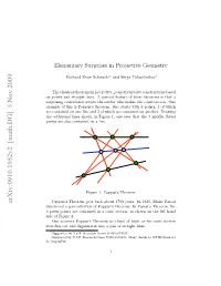 Elementary Surprises in Projective Geometry