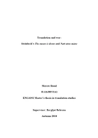 Introduction: Narrative, Conflict and Translation