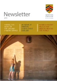2015 Newsletter