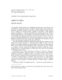 A Reply to Vaidya