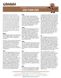 File Types and Their Uses
