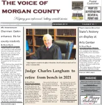 Judge Charles Langham to Retire from Bench in 2021