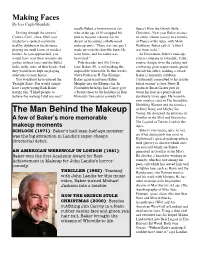 Making Faces Article