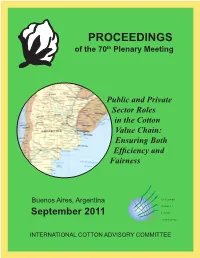 PROCEEDINGS of the 70Th Plenary Meeting