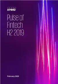 Pulse of Fintech H2 2019