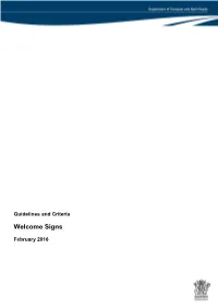 Guidelines and Criteria