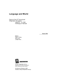 Language and World