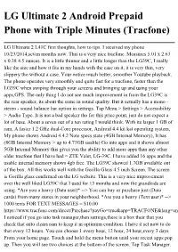 LG Ultimate 2 Android Prepaid Phone with Triple Minutes (Tracfone)