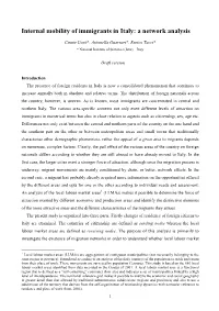 Migration Networks of Foreign Citizens