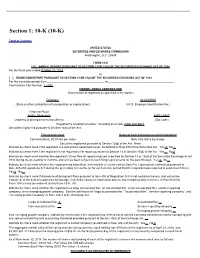 Section 1: 10-K (10-K)