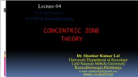 Concentric Zone Theory