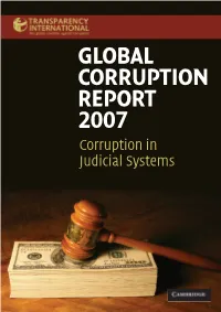Global Corruption Report 2007