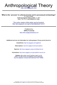 Anthropological Theory