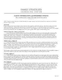 Client Consent 2021