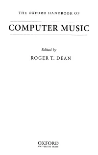 Computer Music