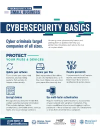 Cybersecurity Basics