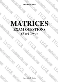 EXAM QUESTIONS (Part Two)