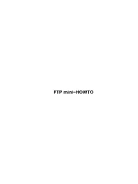 FTP Mini-HOWTO