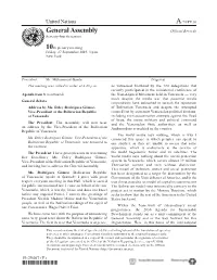 General Assembly Official Records Seventy-Fourth Session