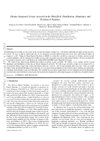 Olivine-Dominated A-Type Asteroids in the Main Belt: Distribution, Abundance and Relation to Families