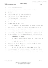 Public Transcript of the Hearing Held on 4 May 2015 in the Case Of
