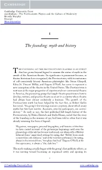 1 the Founding: Myth and History