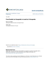 From Double Lie Groupoids to Local Lie 2-Groupoids