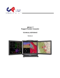 MP3X17 Portable Computer Technical Reference Manual