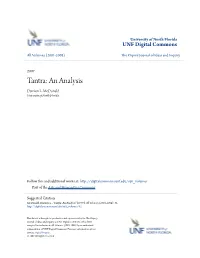 Tantra: an Analysis Damien L
